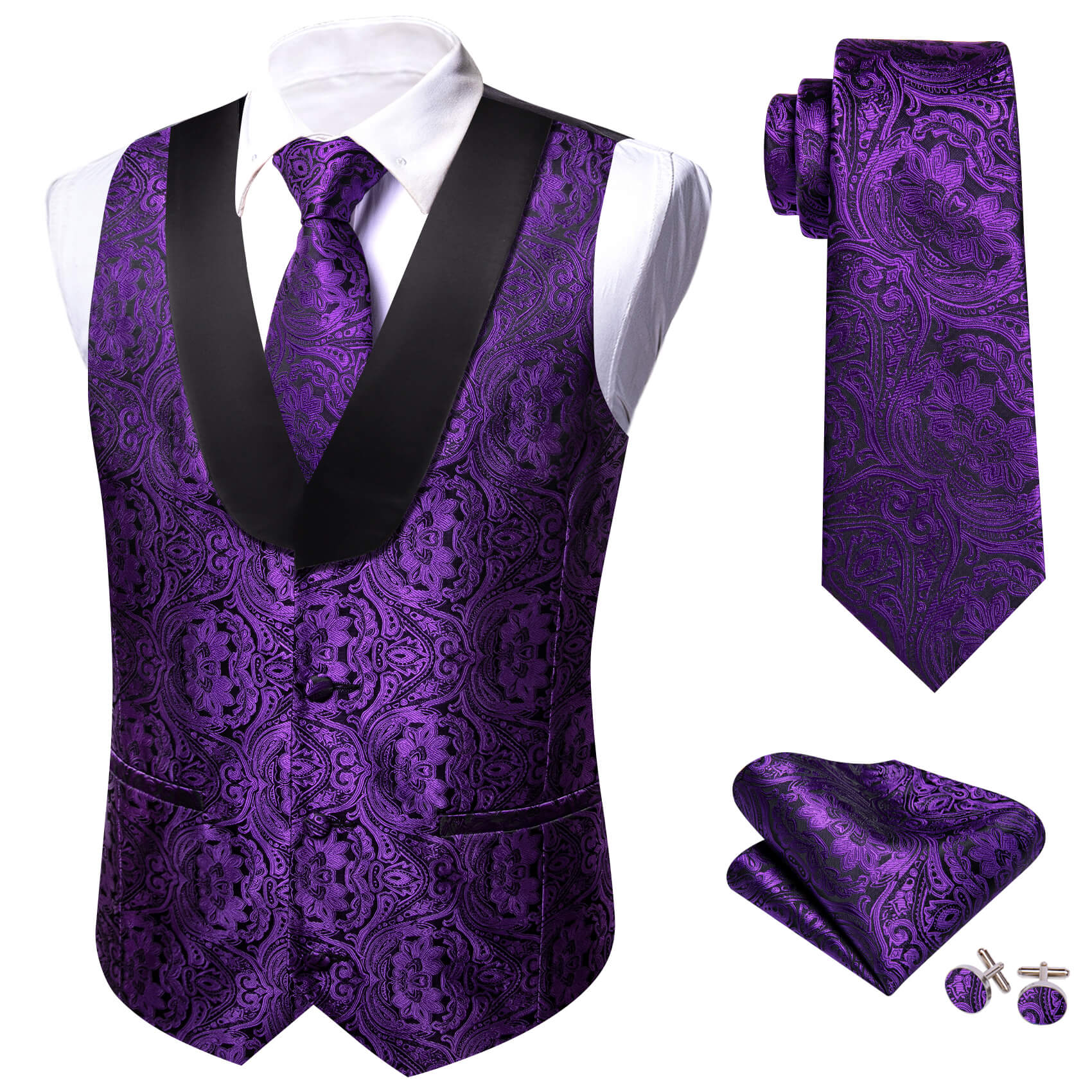 men vest suit