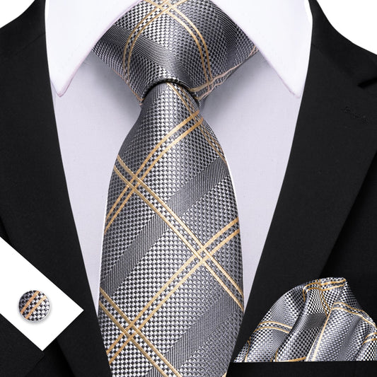  Mens Grey necktie