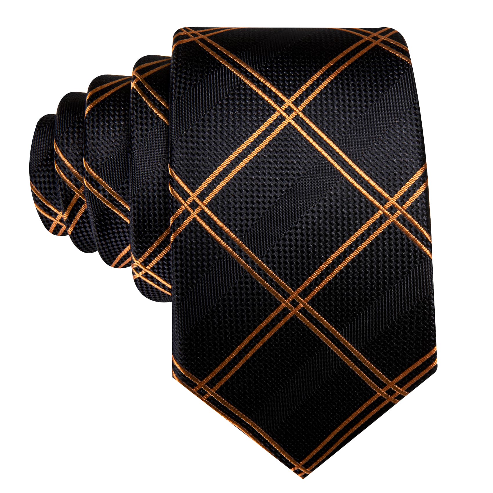 men;s necktie black tie for dress suit 