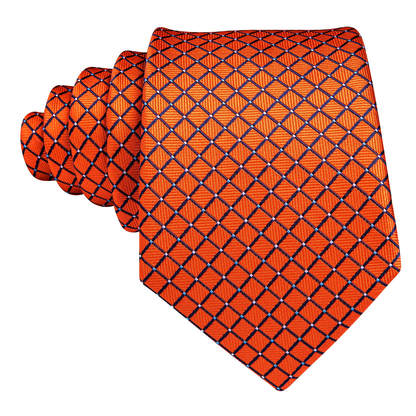 orange and blue ties