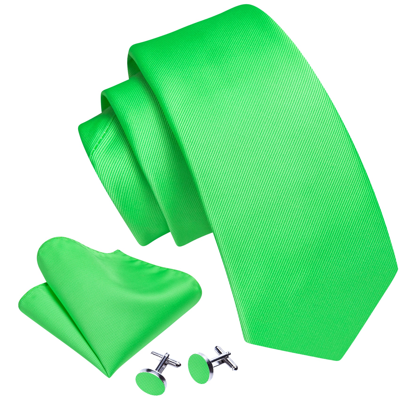 Barry wang  green necktie 