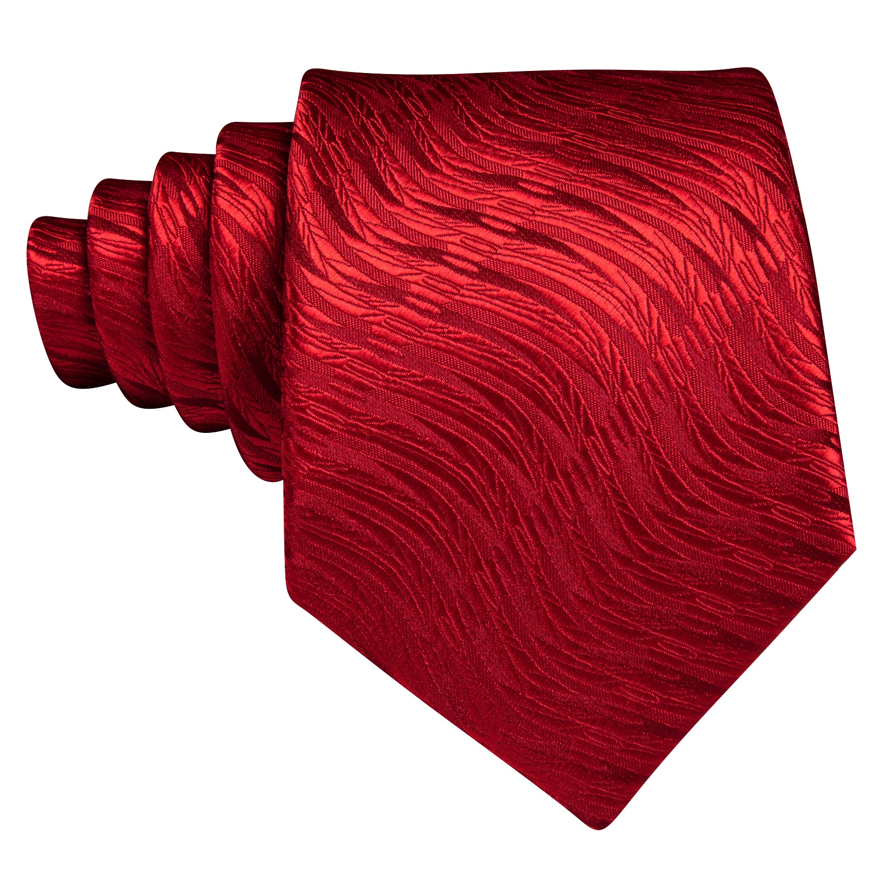 deep red tie