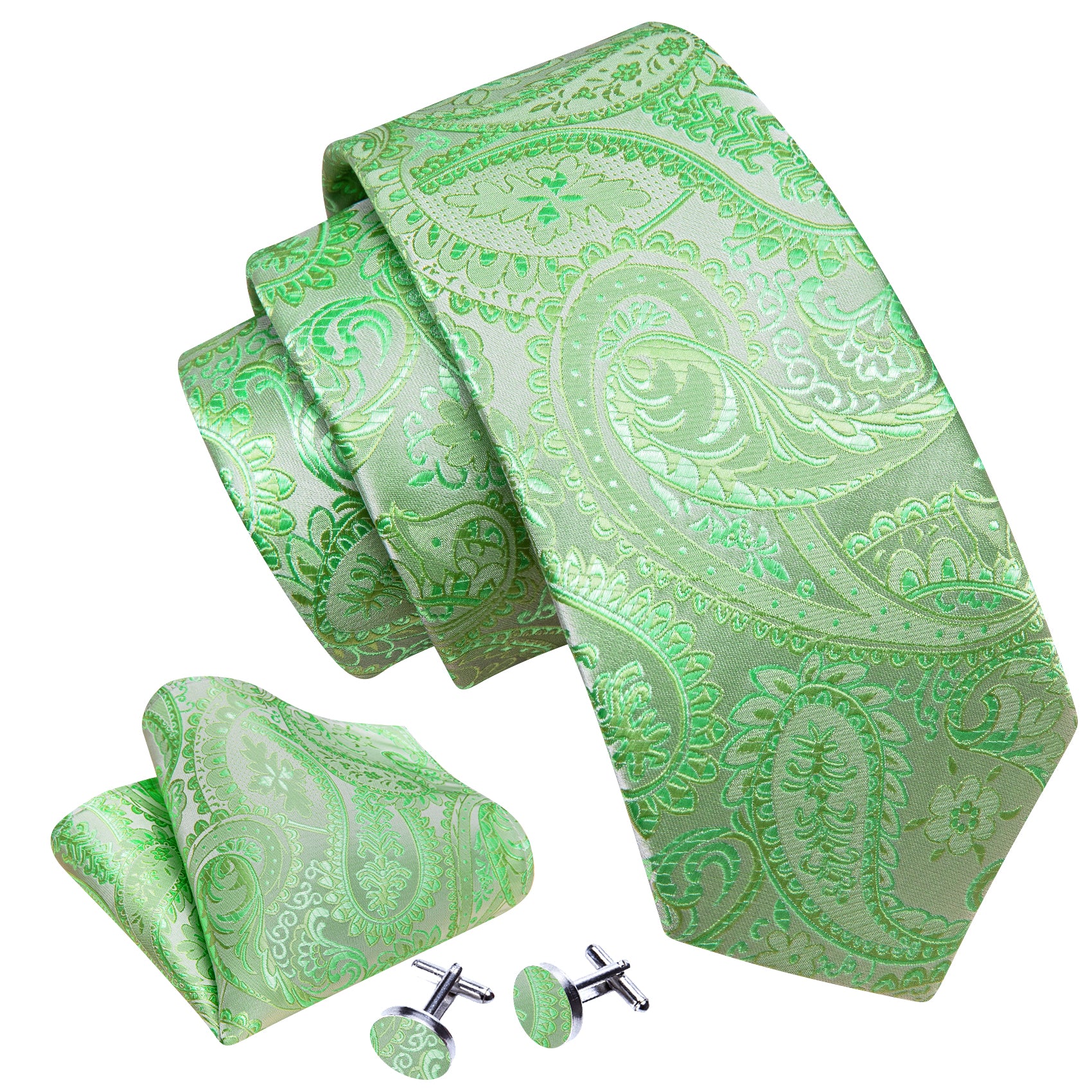 mens light  green tie for wedding 