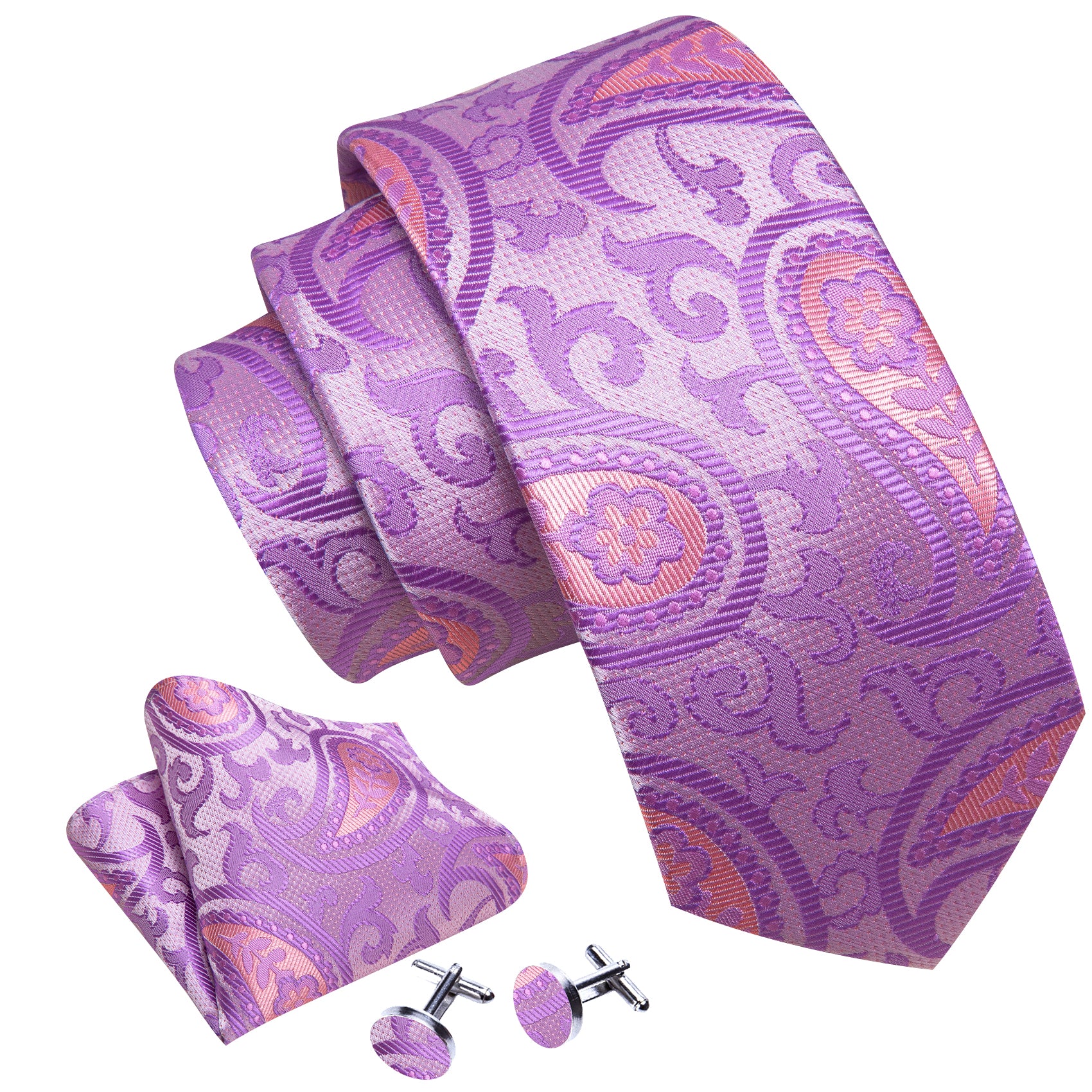 purple paisley tie