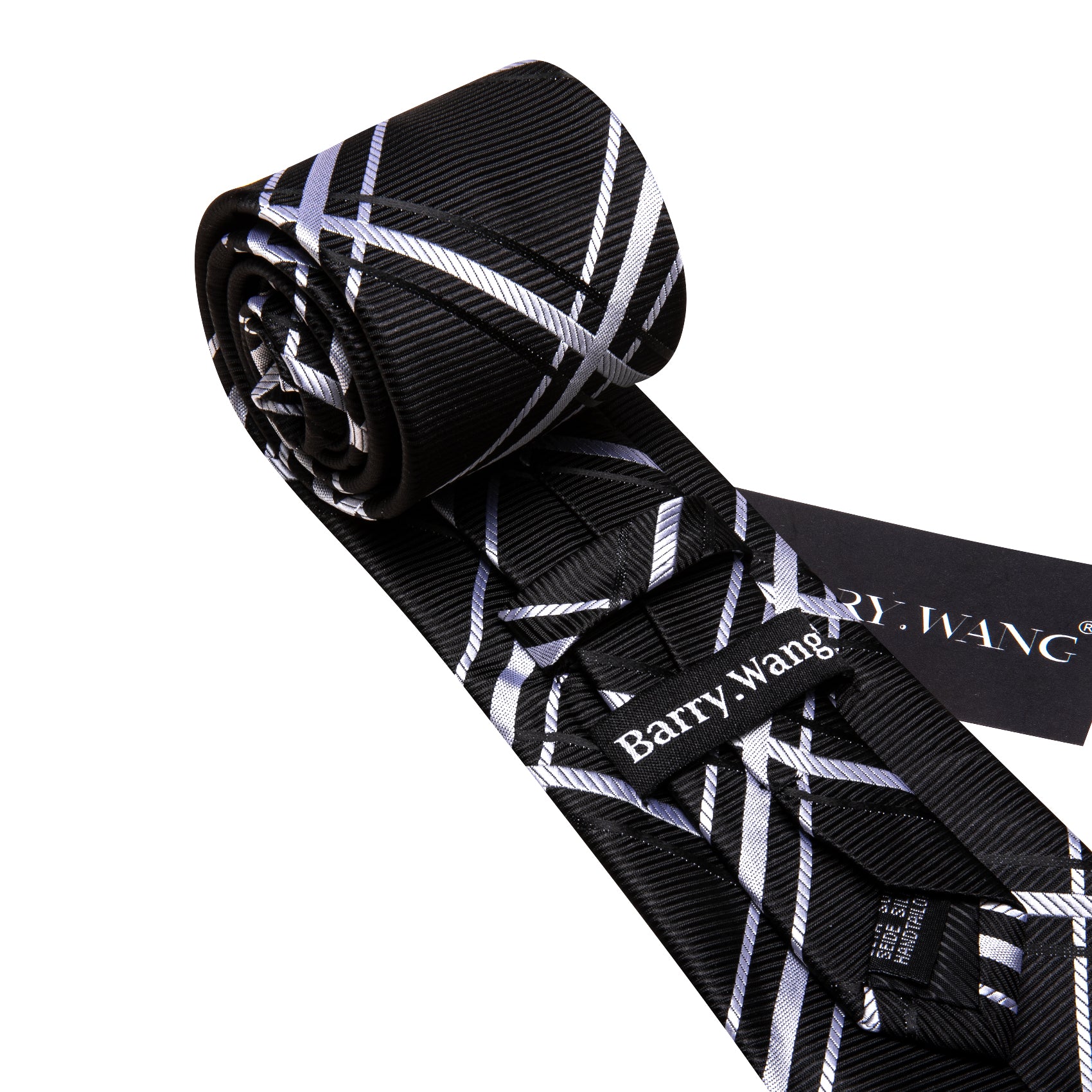 black linen tie