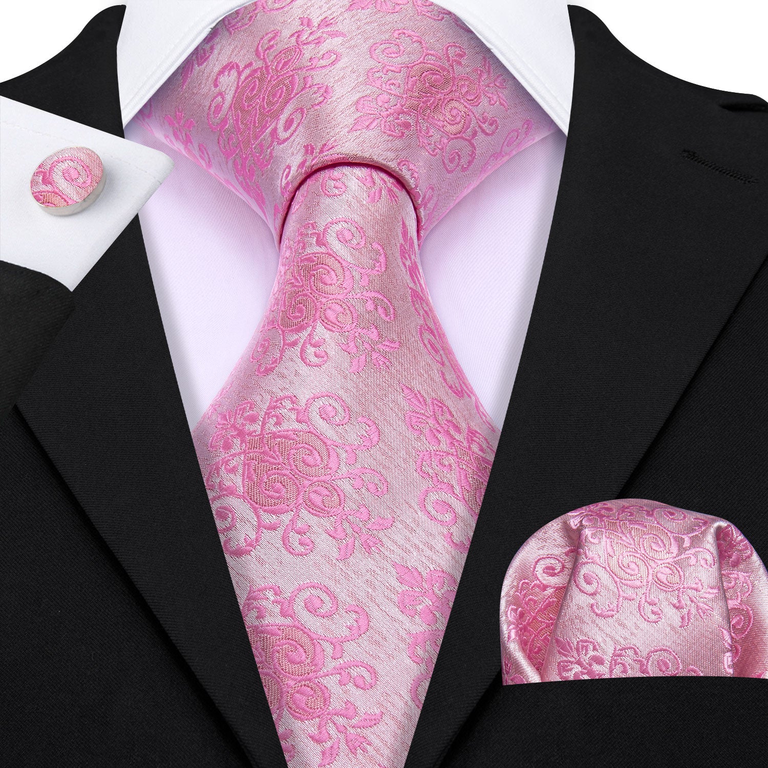 men's pink tie