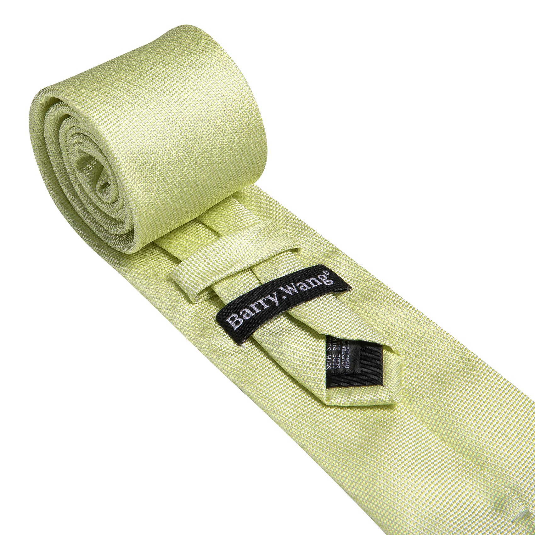  Mist Green Solid Silk Tie Handkerchief Cufflinks Set