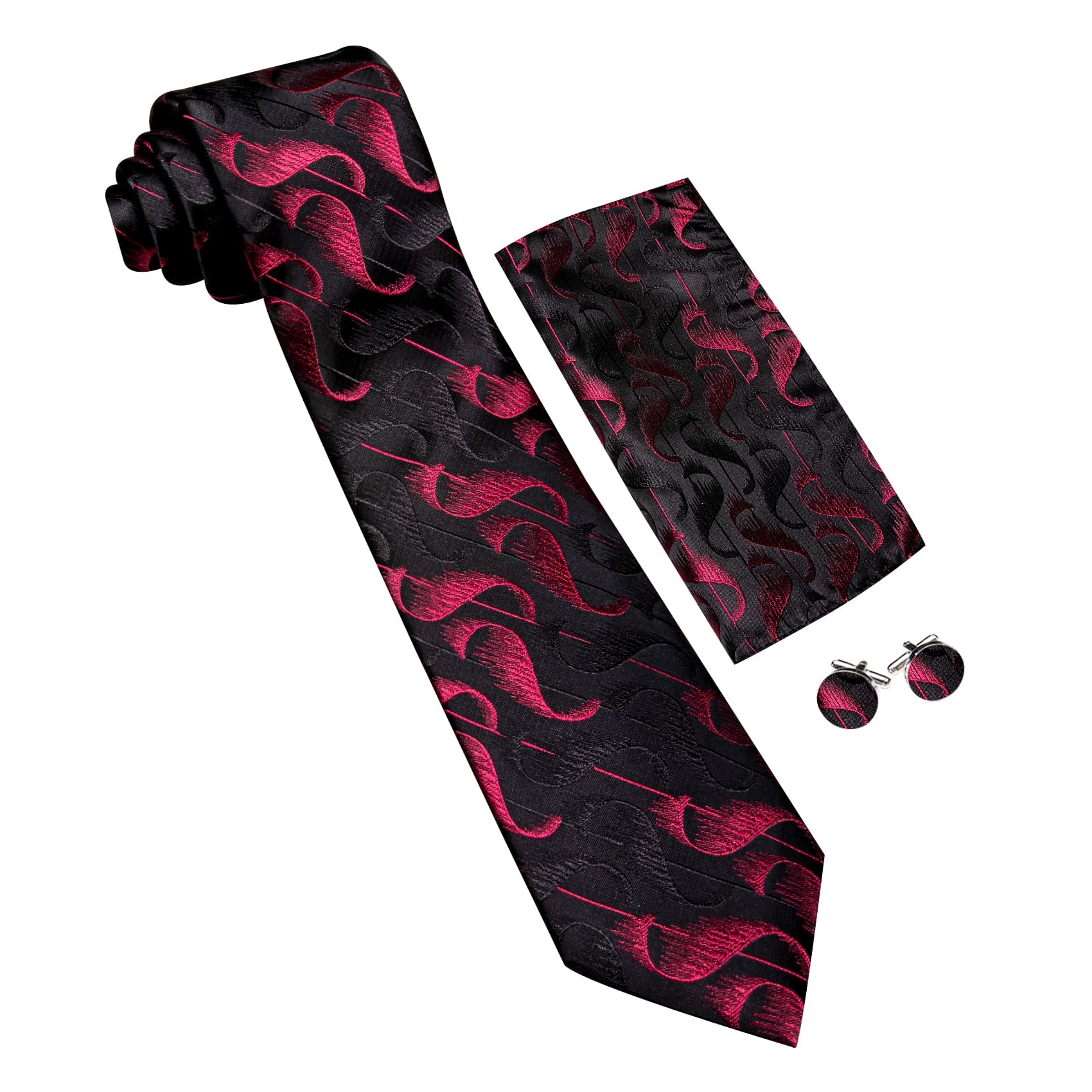 dark red tie