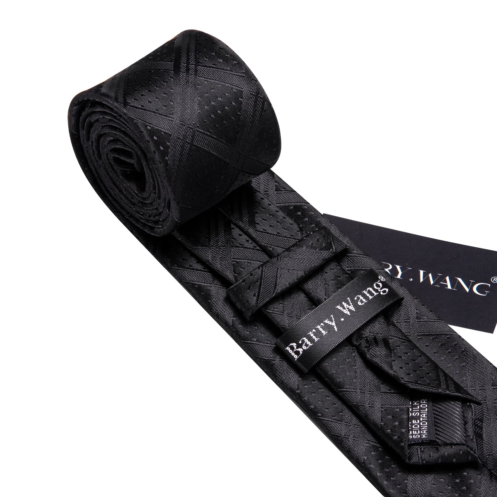 Black Plaid Tie Men's Business Set Formal