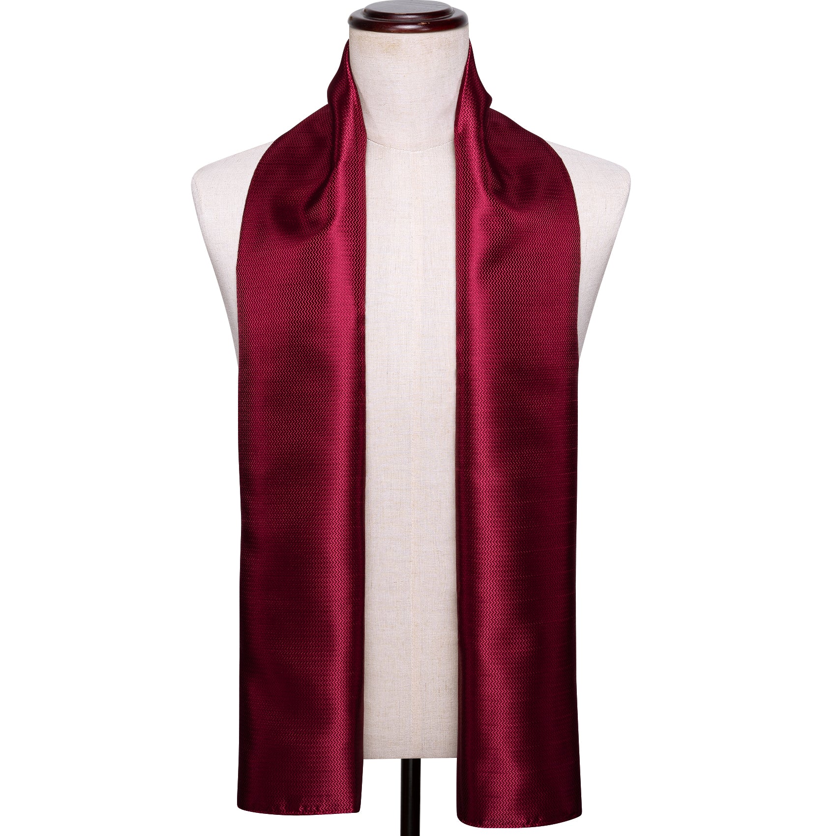 Luxury Red Solid Scarf