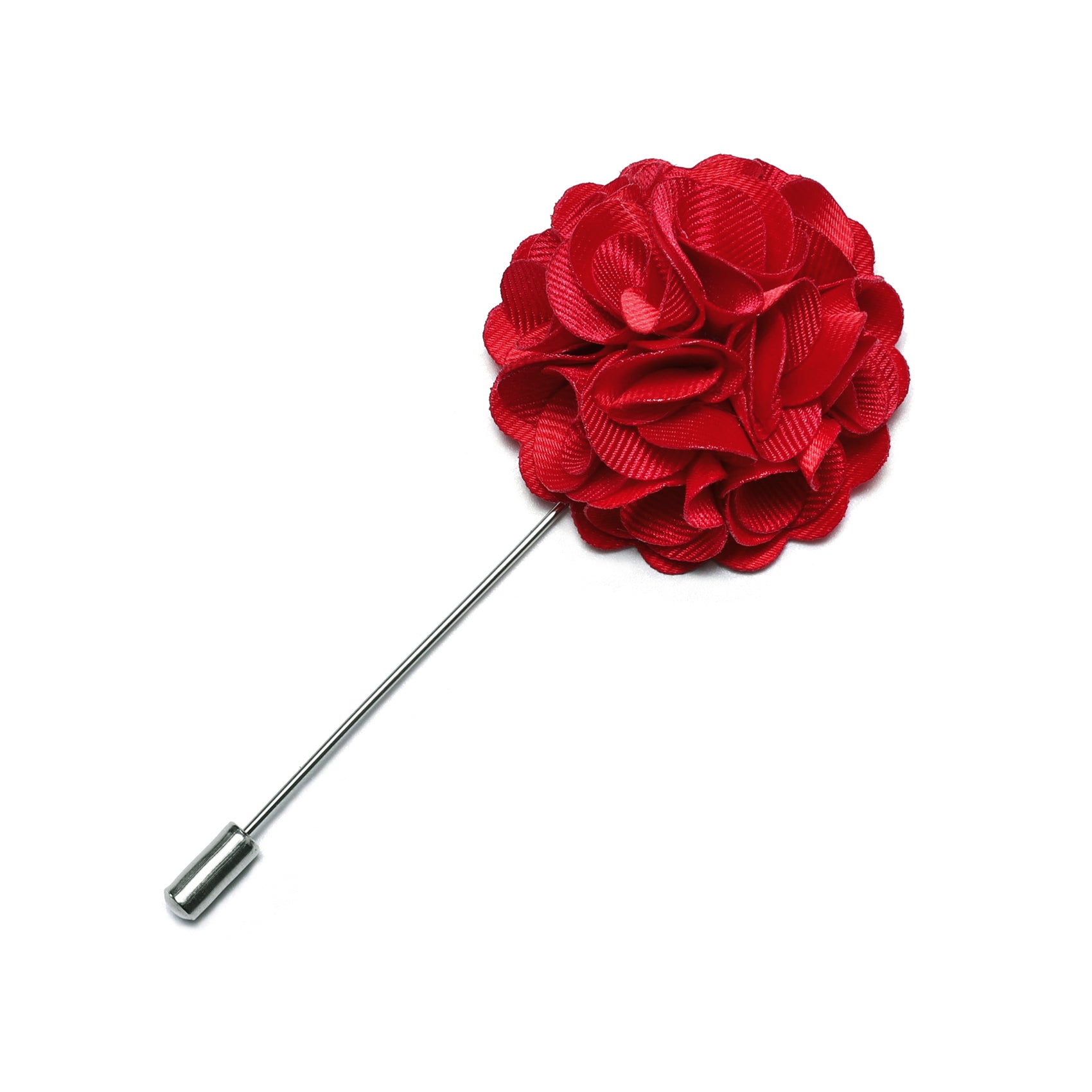 red wedding brooch pin