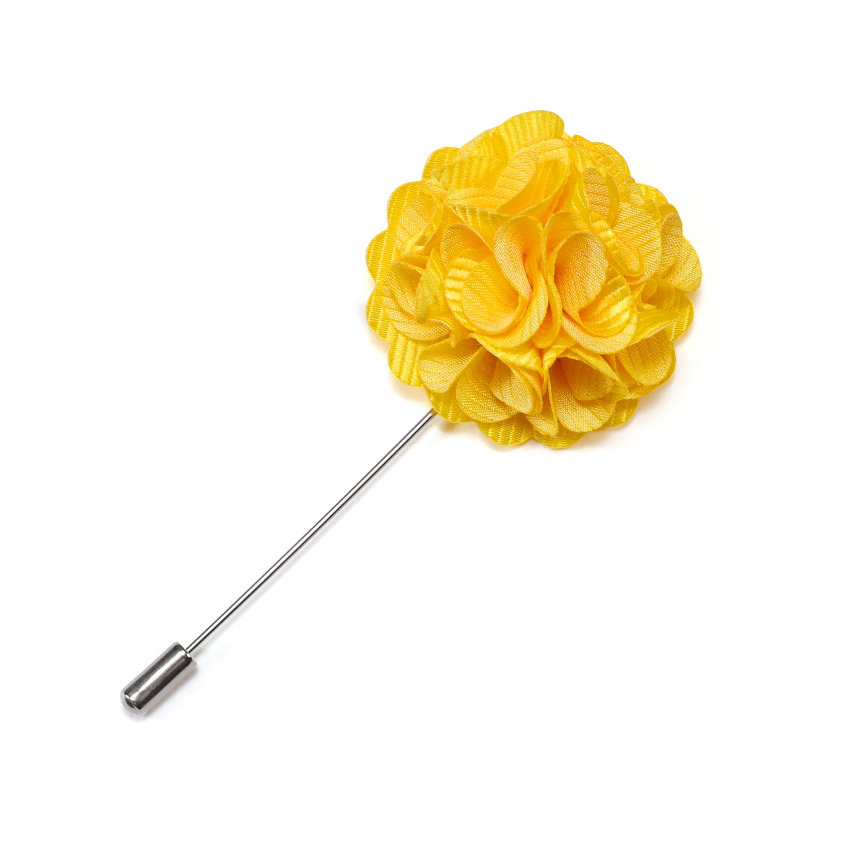 Luxury Yellow Flower Lapel Pin