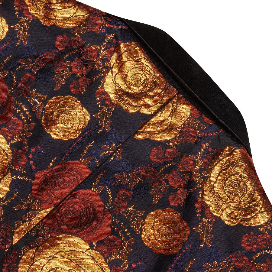 orange mens suit
