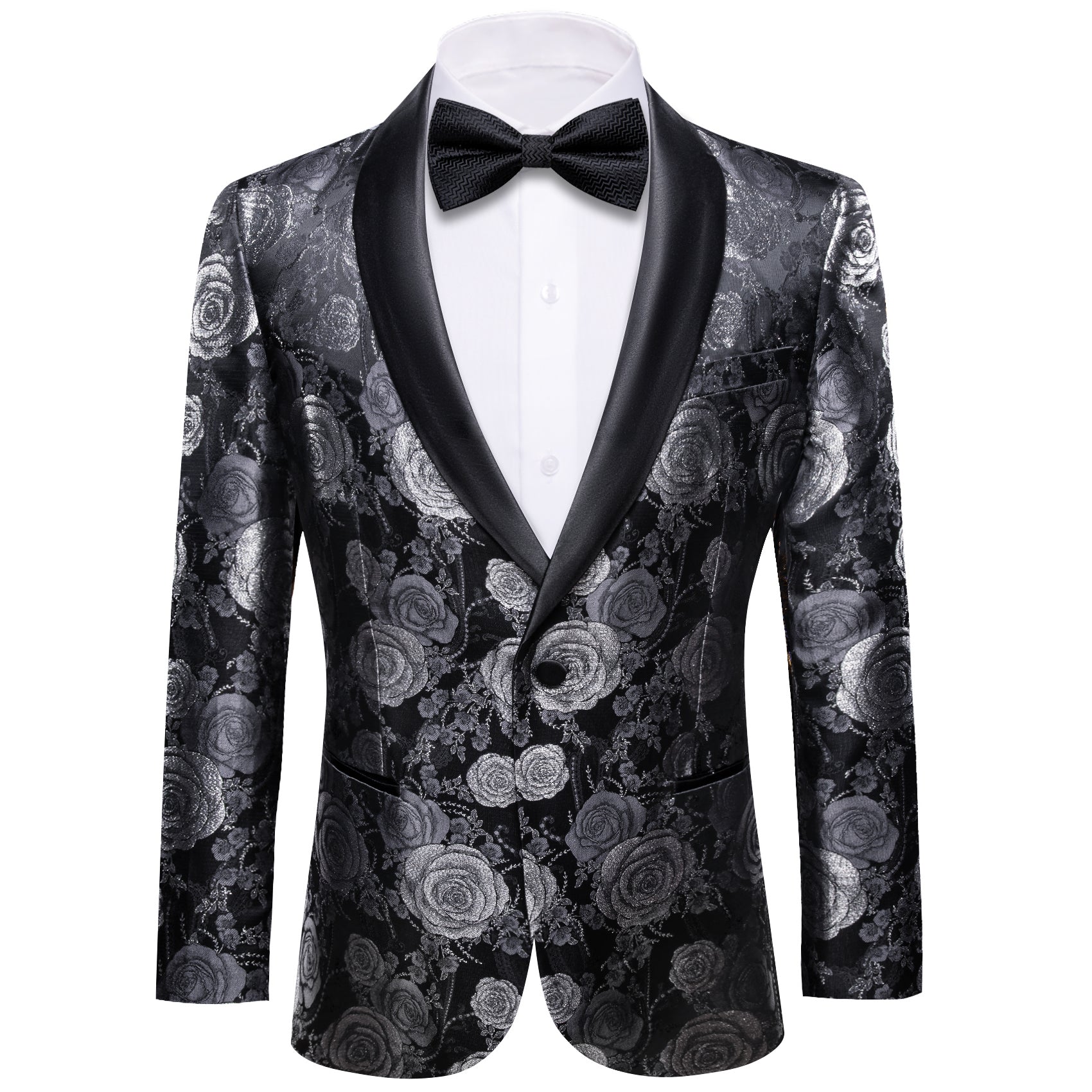 grey suit prom