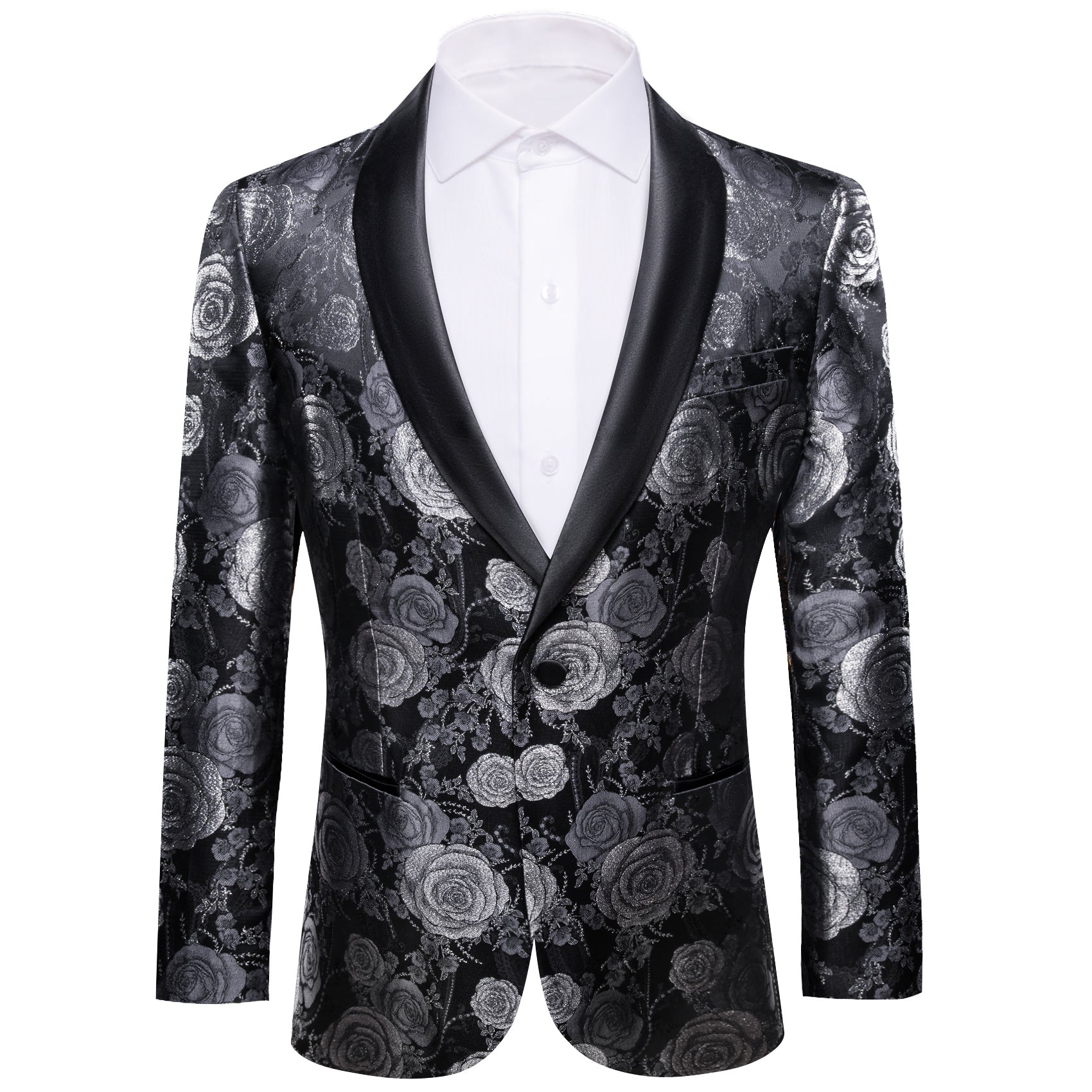 dark grey suit