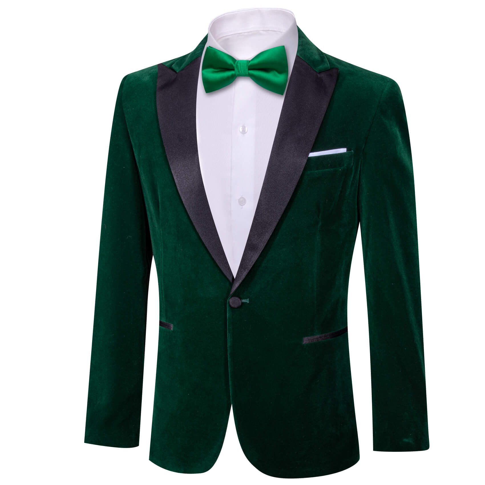 Dark Green velvet suit