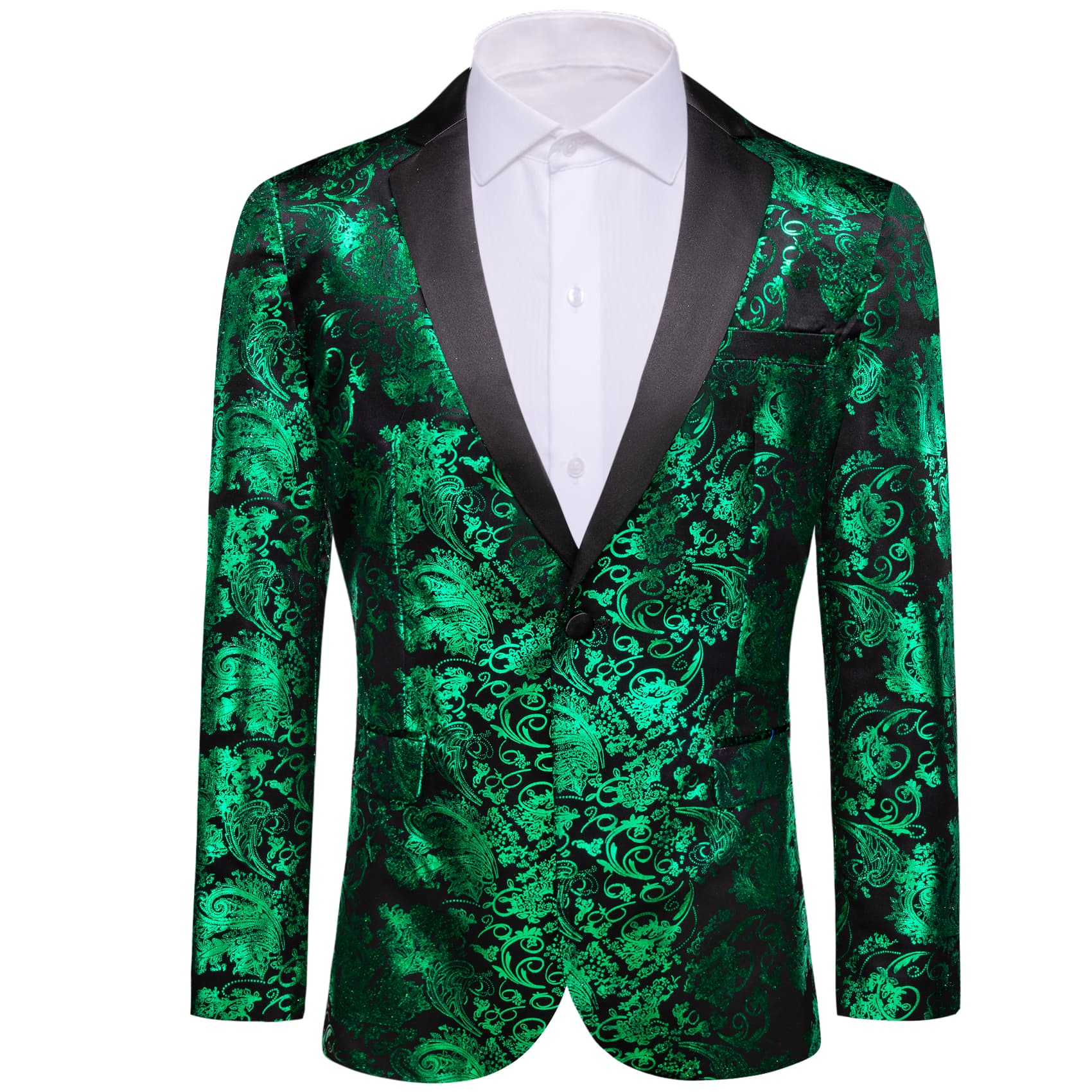 emerald green suit