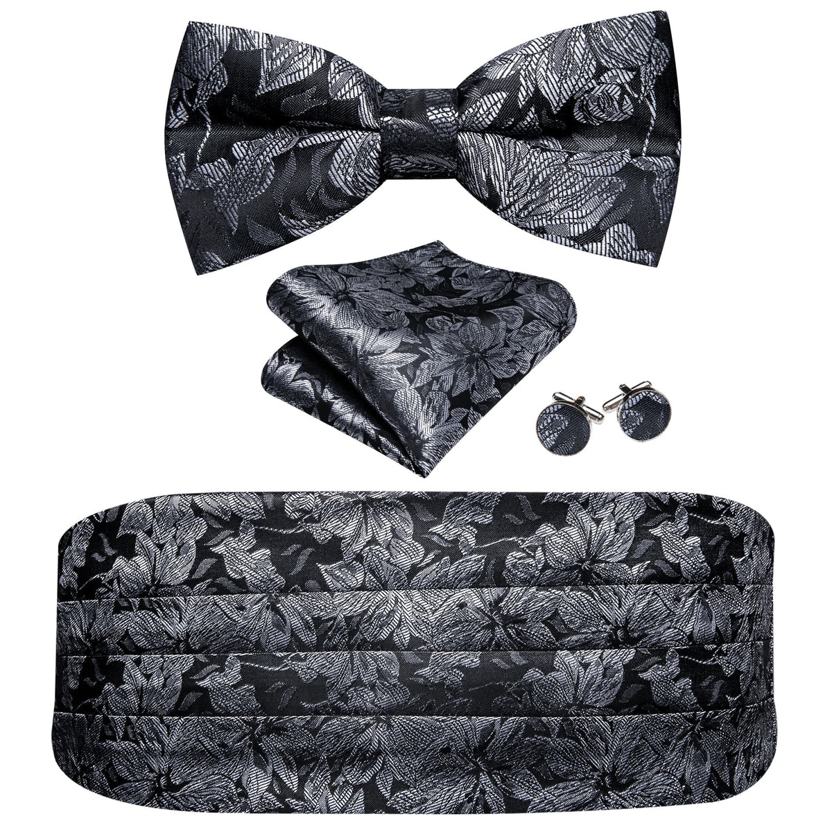 Paisley Cummerbund and Self-tied Bow Tie Set Paisley Cummerbund and Self-tied Bow Tie Set