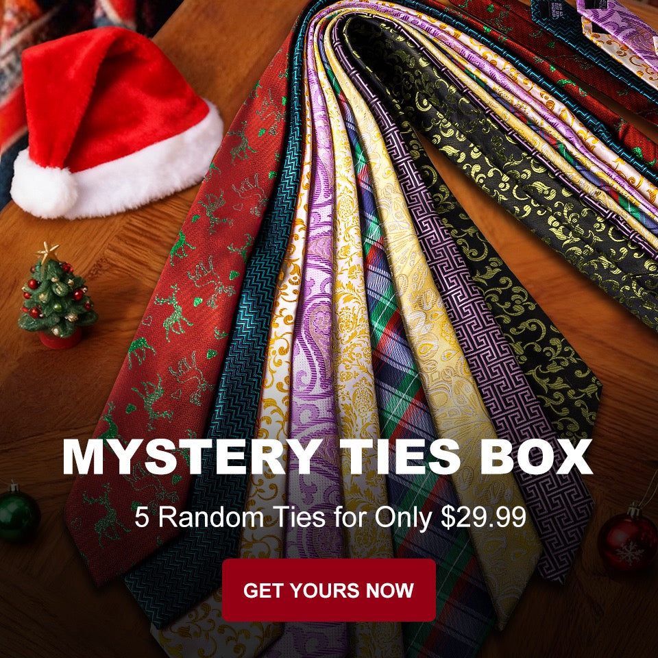 Random Tie Ridging Barry. Wang Mystery Box 5PCS Random Tie Sets