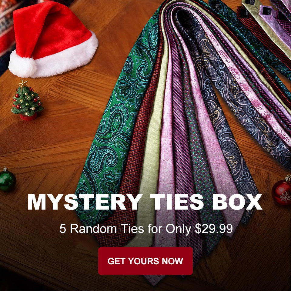 Random Tie Ridging Barry. Wang Mystery Box 5PCS Random Tie Sets