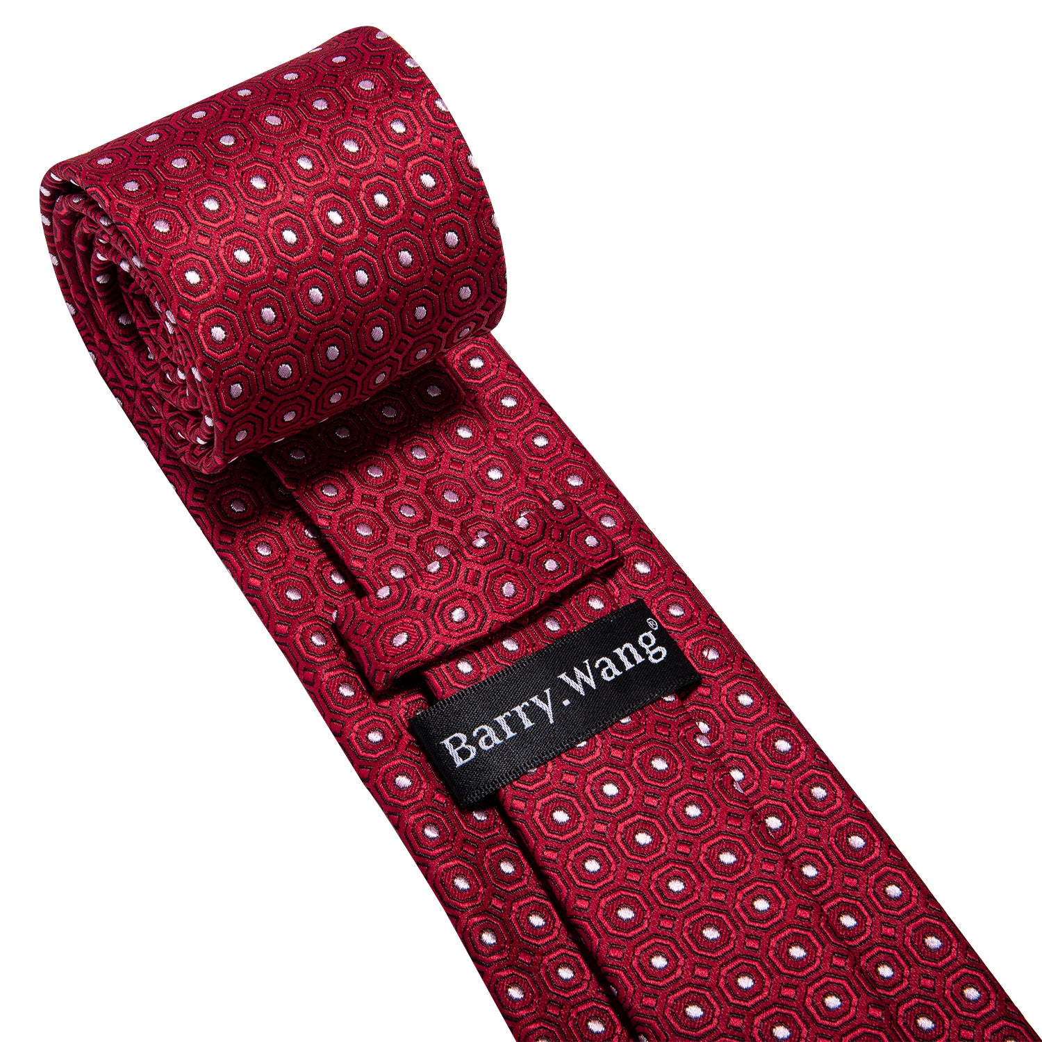 crimson red tie
