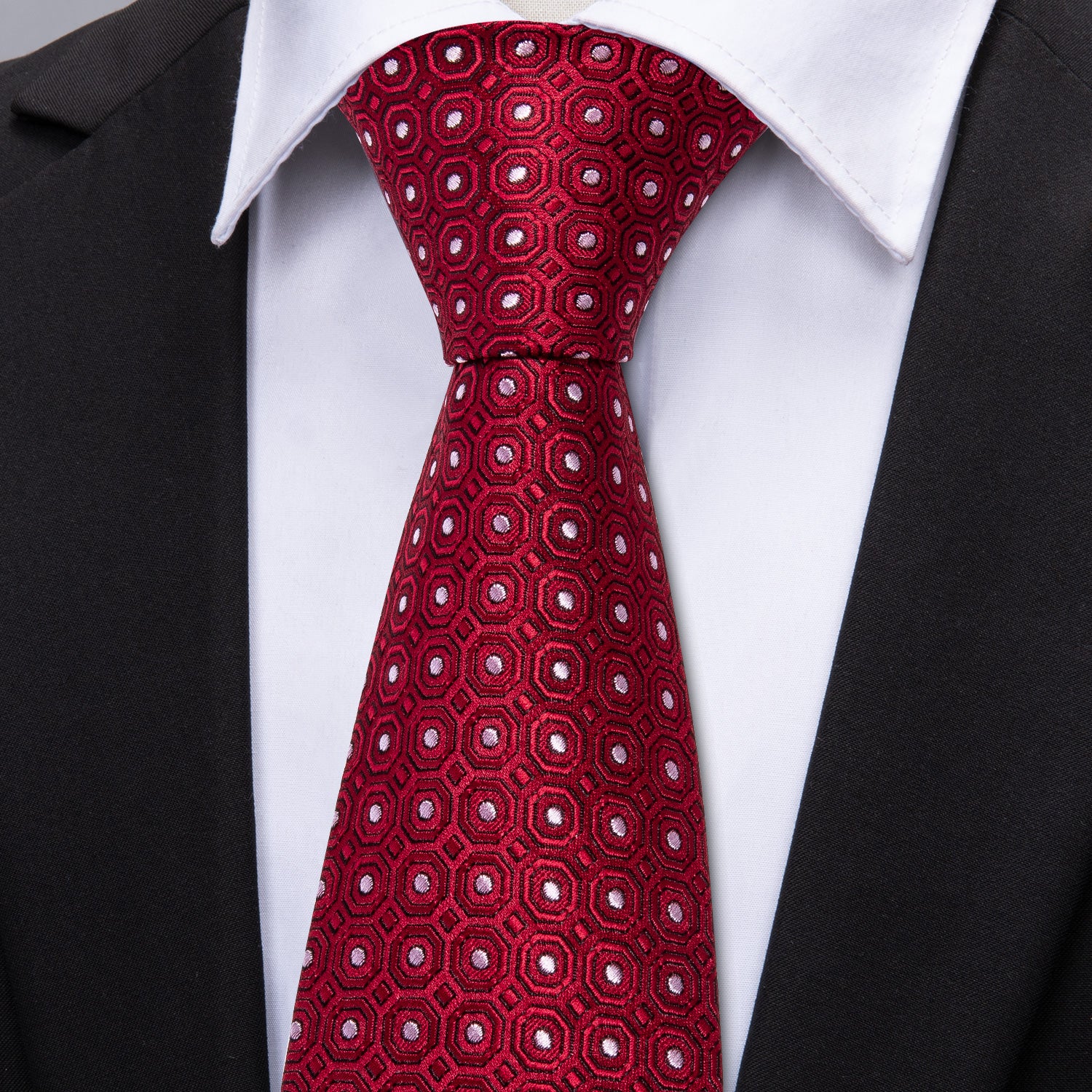 red skinny ties