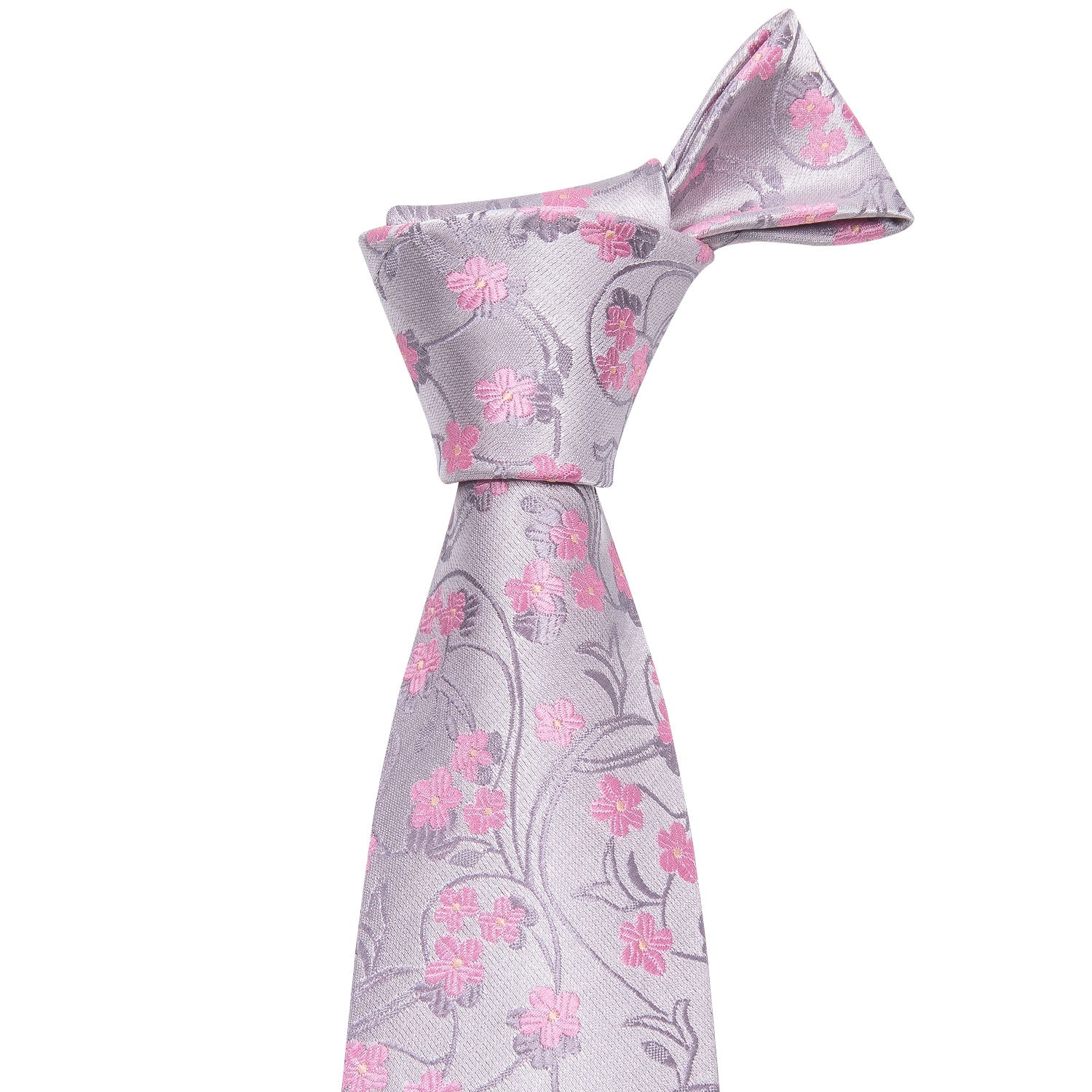 pink tie and pocket square