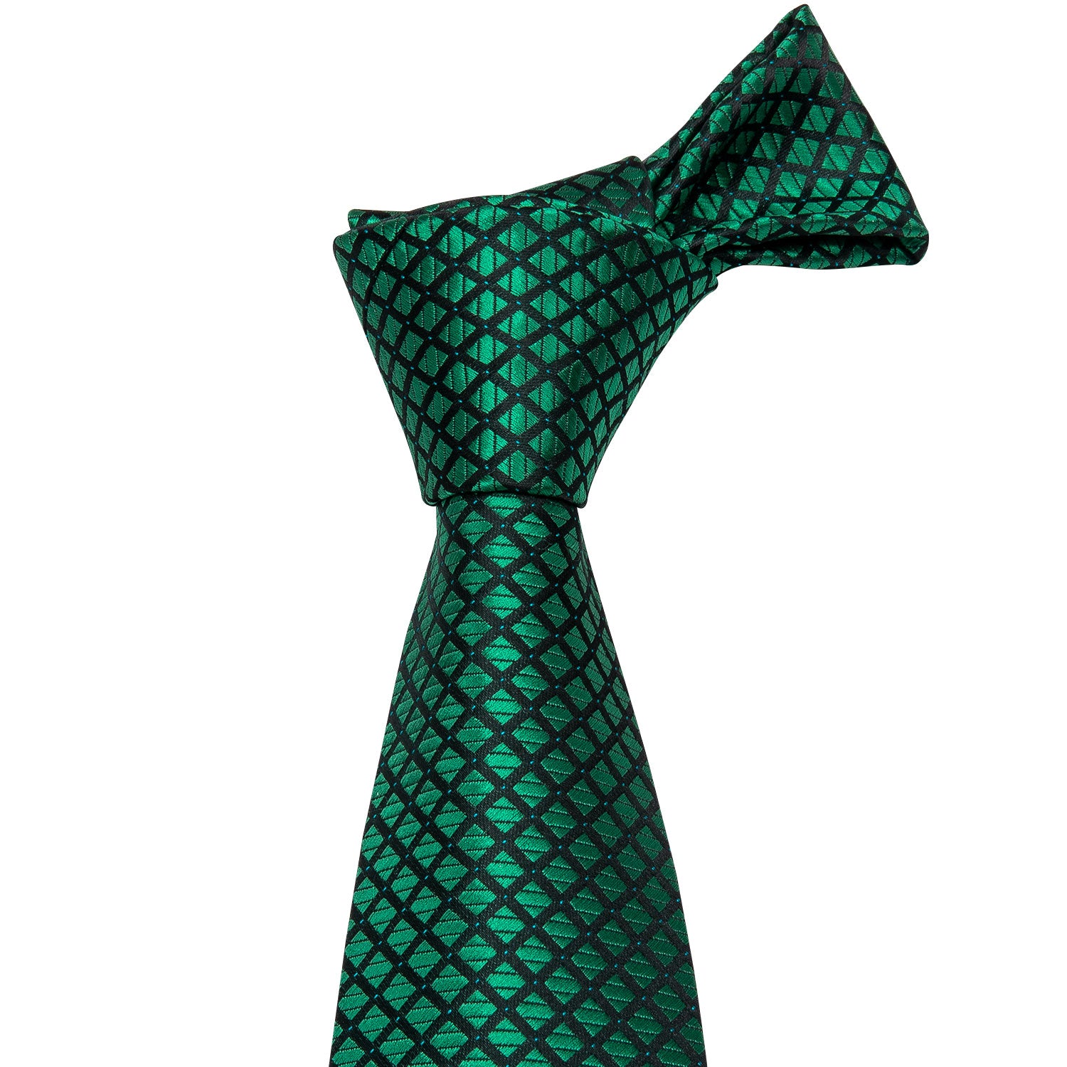 men's green tie