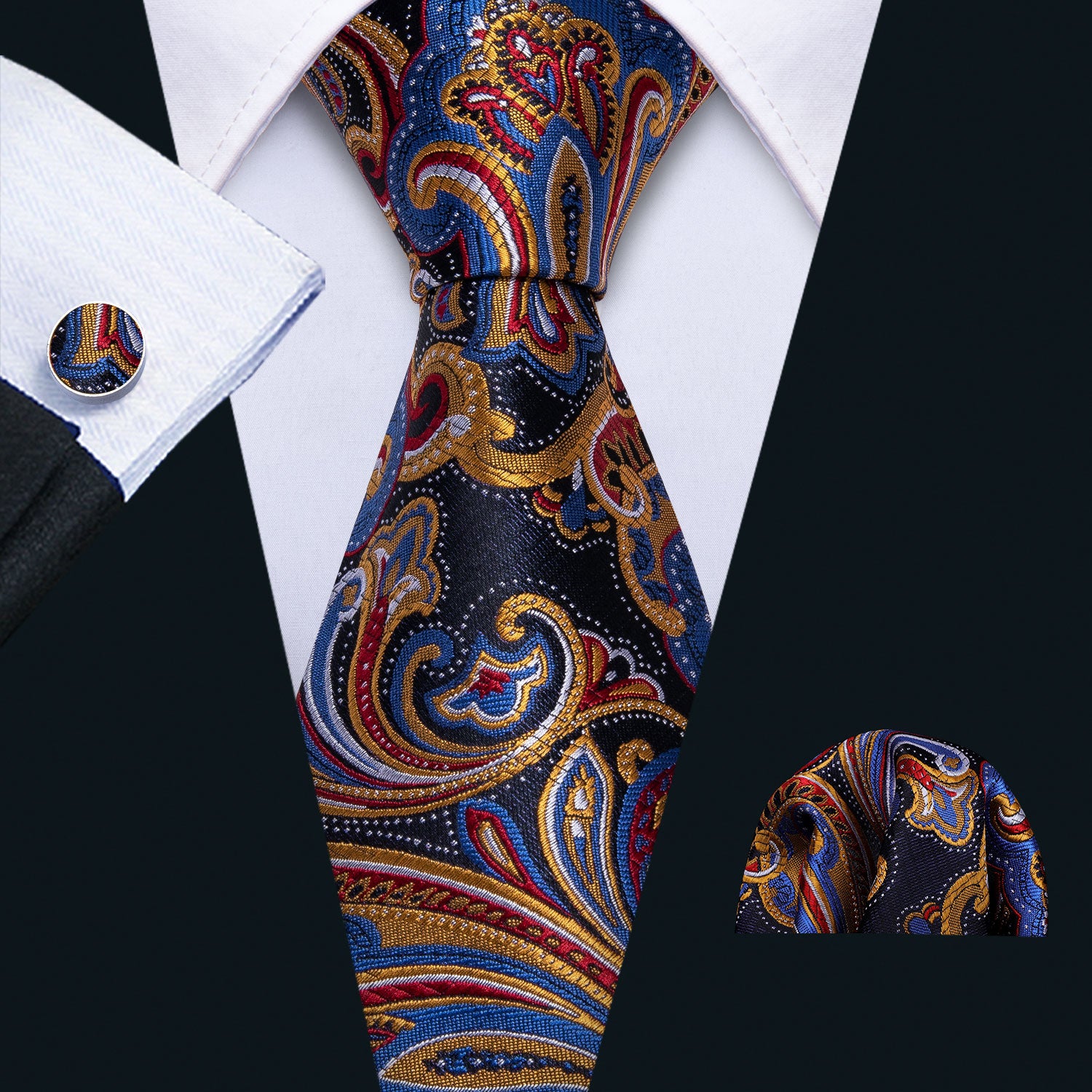 colorful necktie for men dress shirt 
