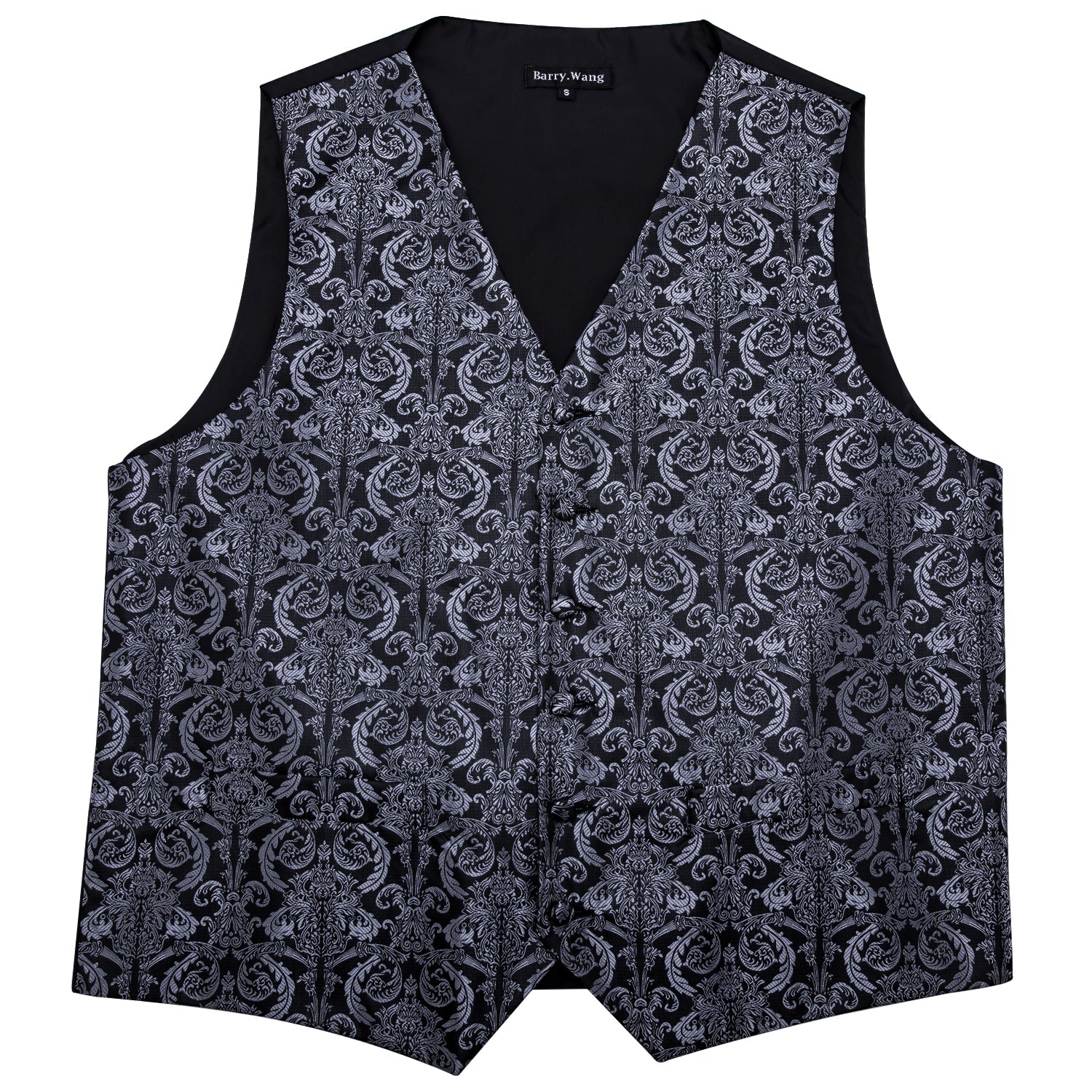 light blue vest light grey vest