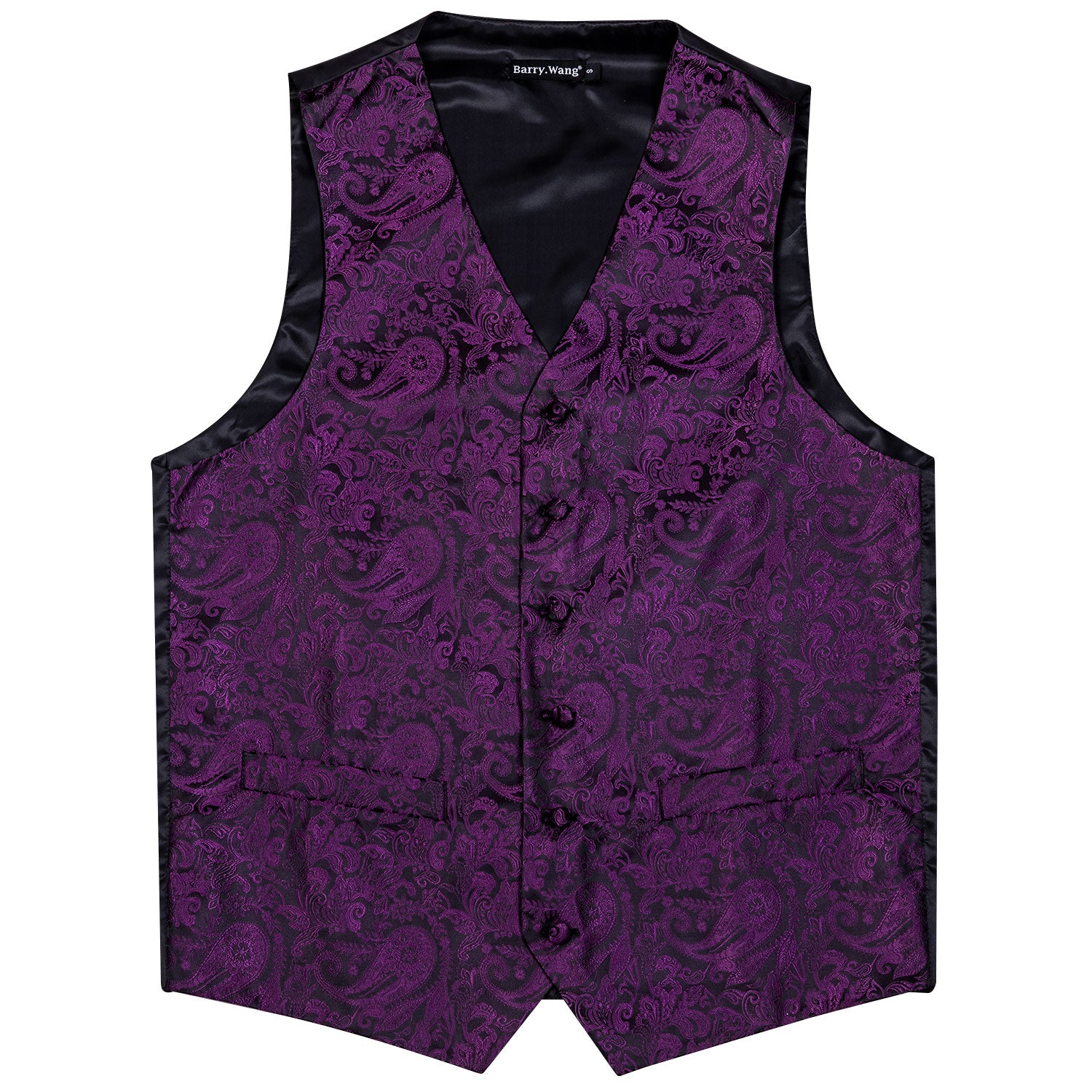 single dark purple vest 