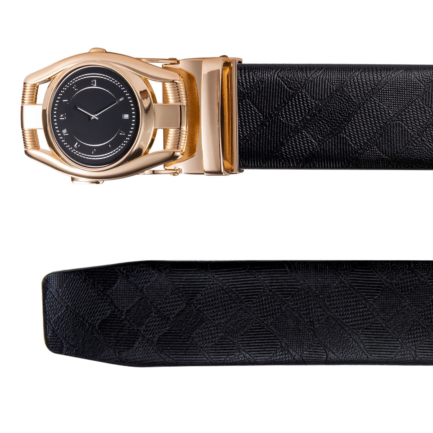 New Gold Watch Design Genuine Leather Belt 110cm-160cm
