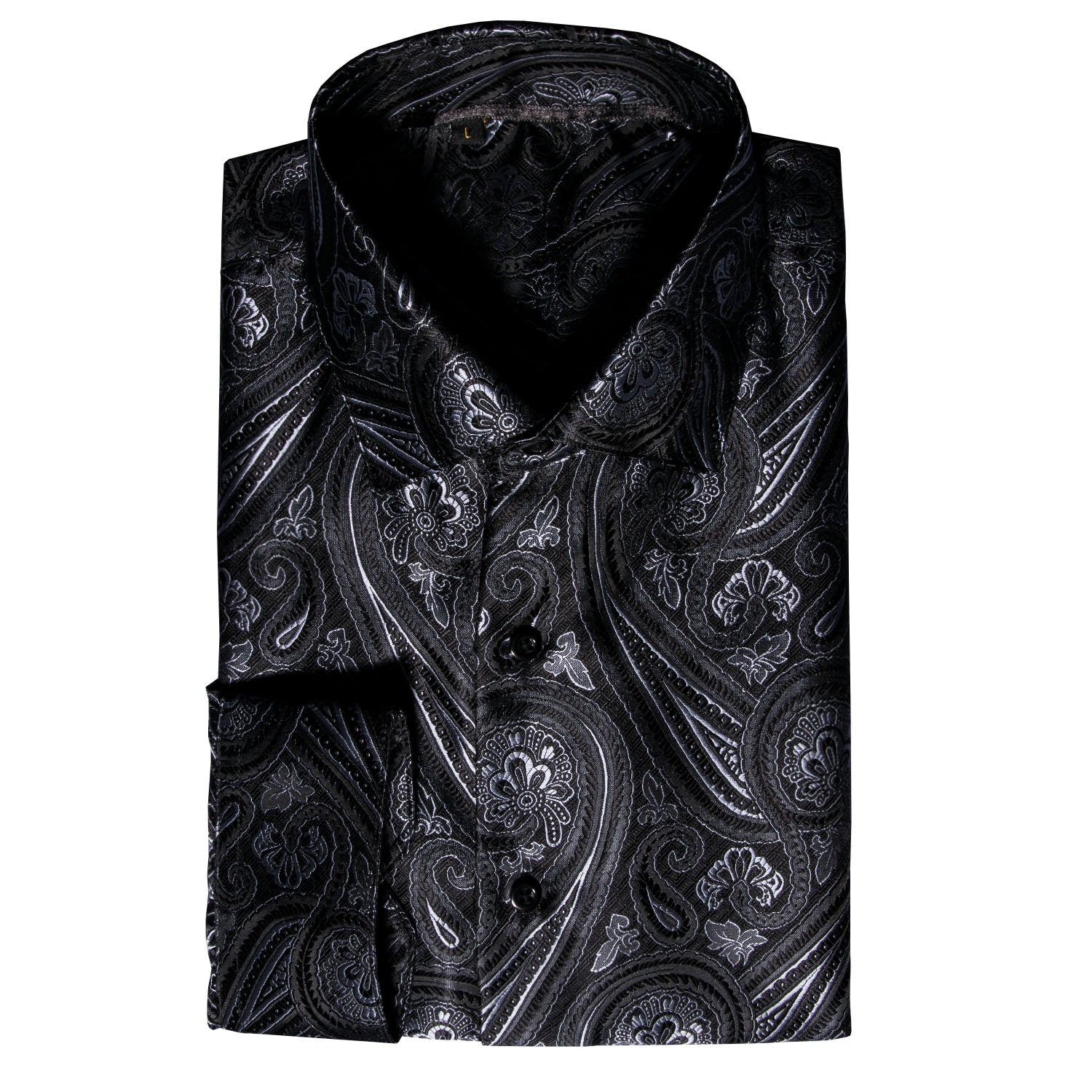 black dress shirt mens