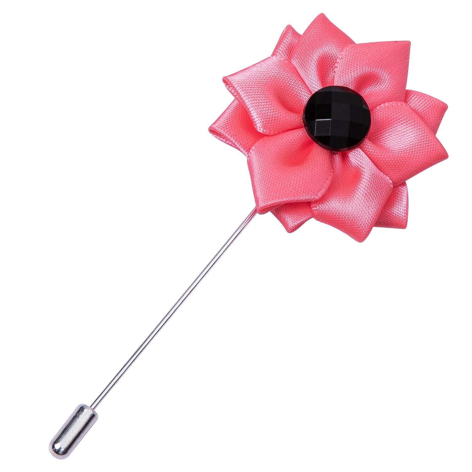 Novelty Pink Floral Lapel Pin