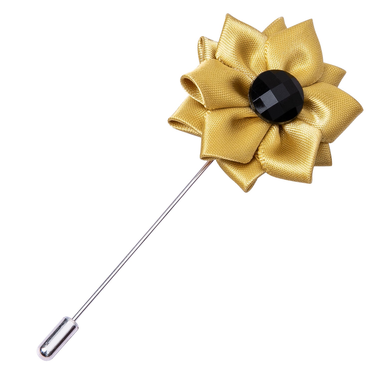 Novelty Yellow Floral Lapel Pin