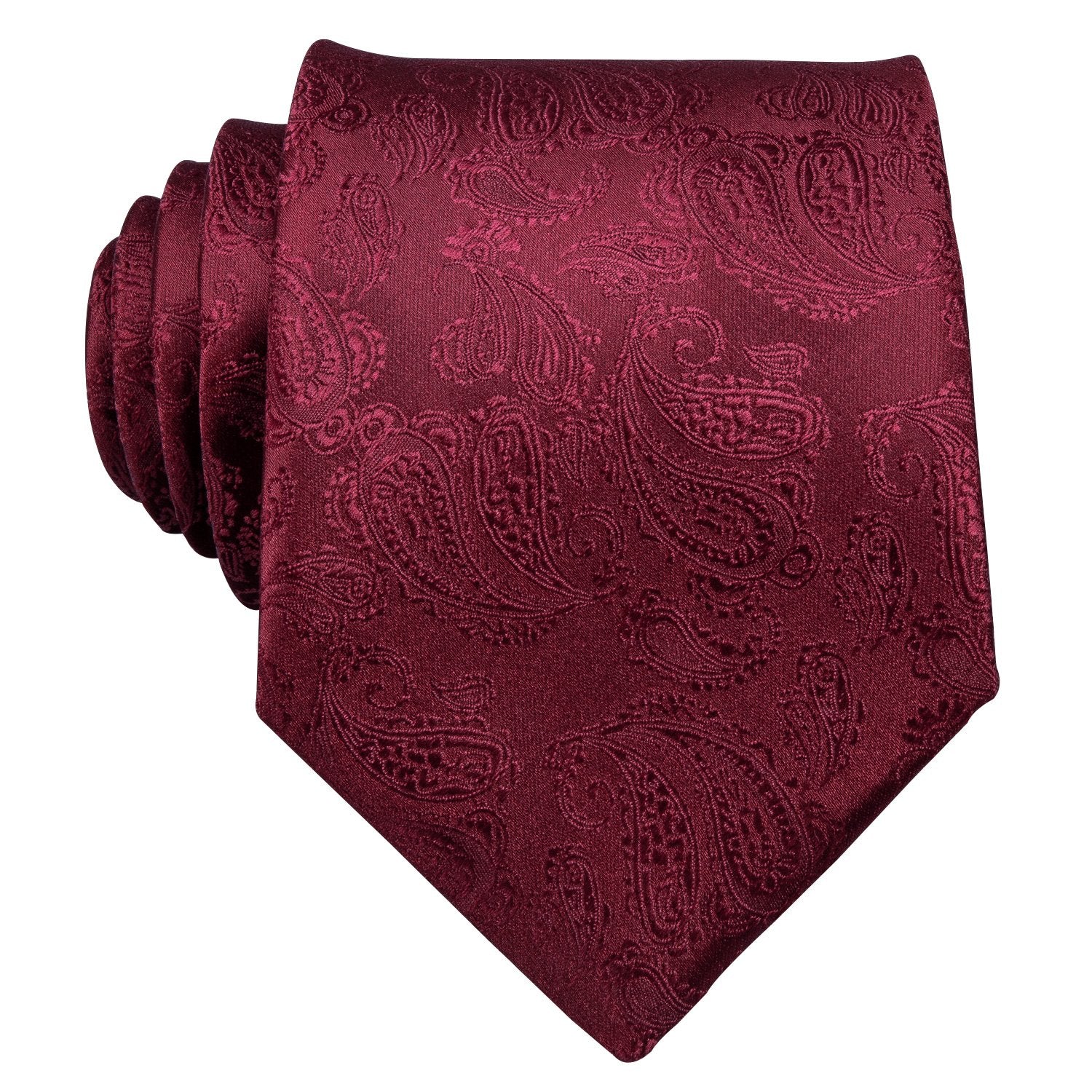 burgundy tie
