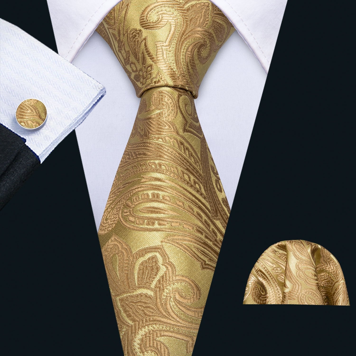 gold tie