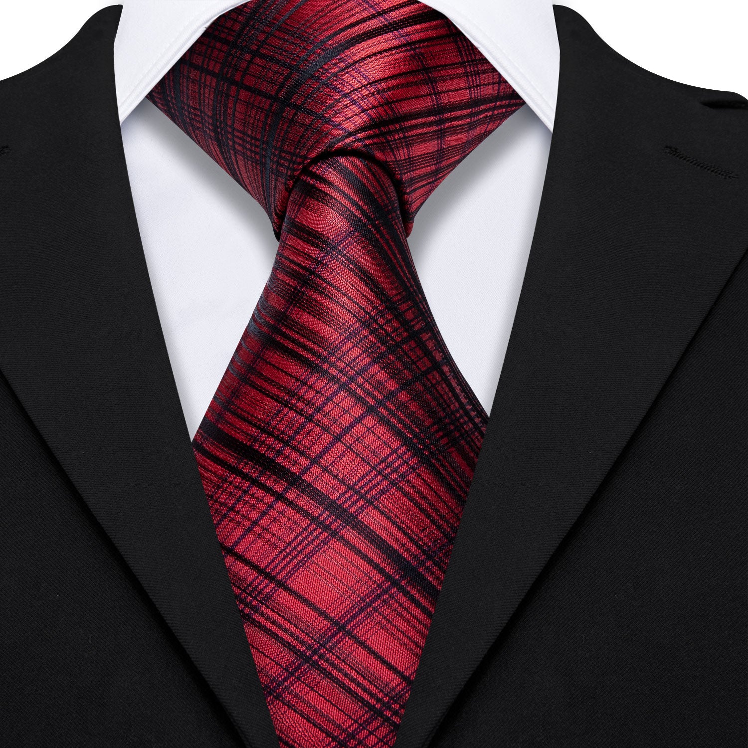 skinny red tie