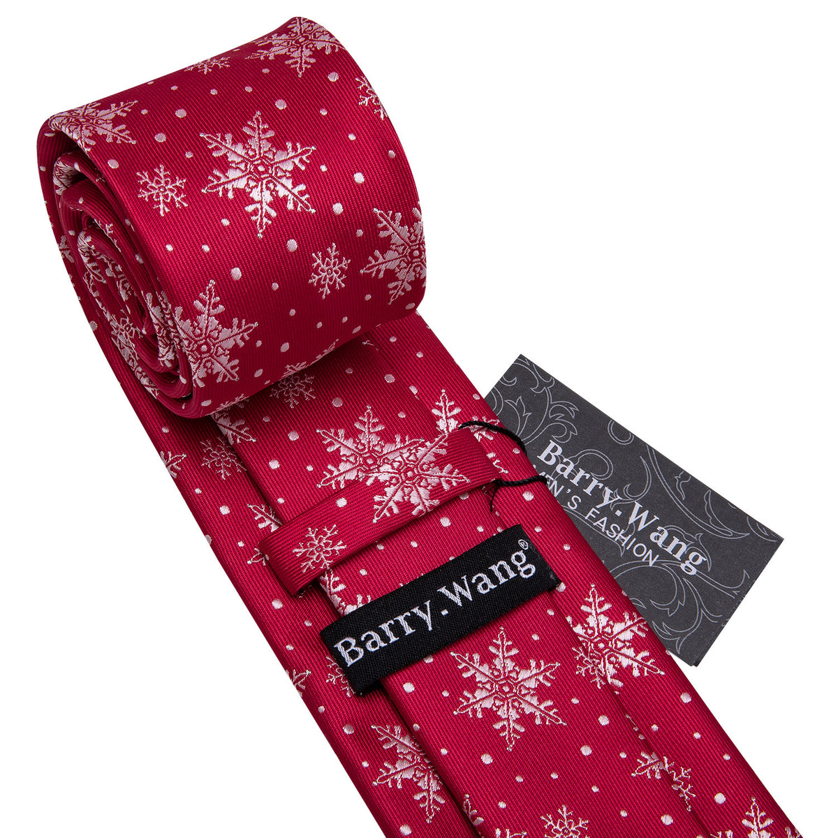 silk red tie