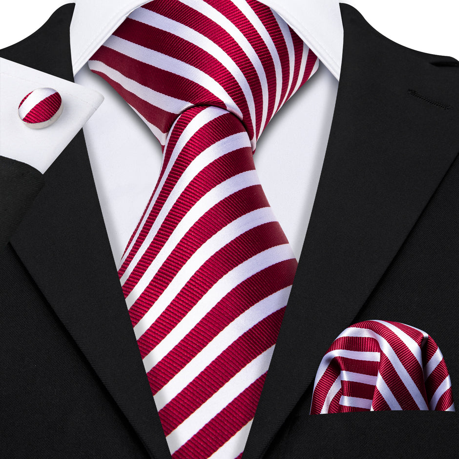 Bright Red Neckties – Paisley, Floral&Solid Dress Ties – Barry. Wang