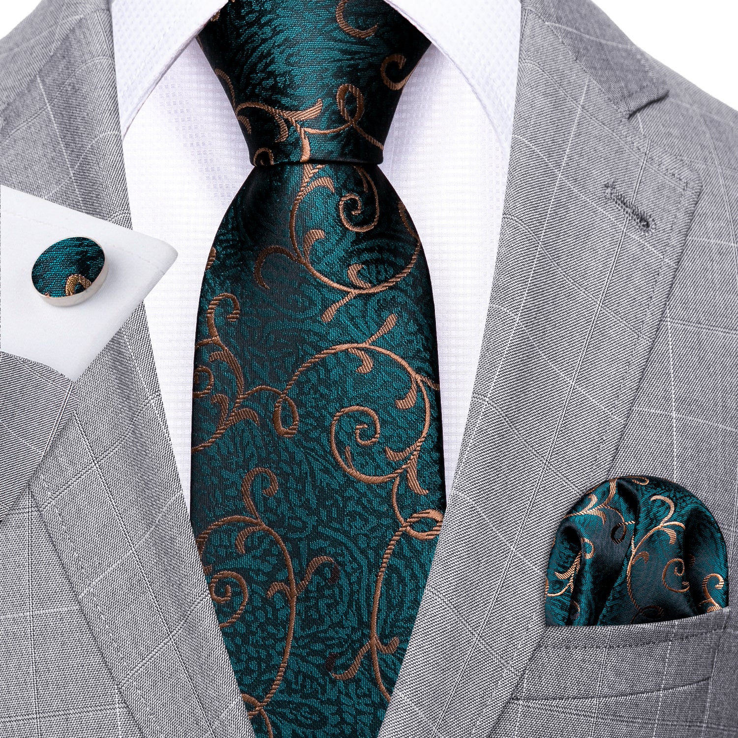 forest green tie
