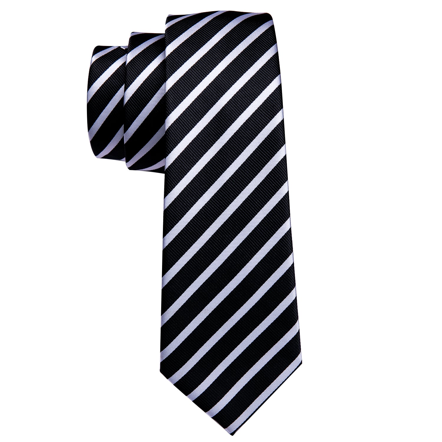 black formal tie