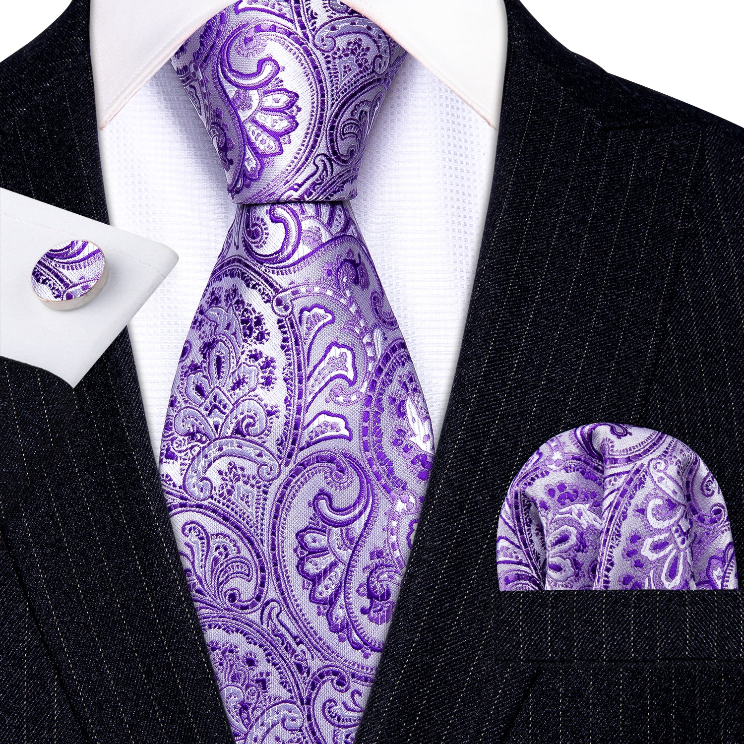 silk tie purple tie