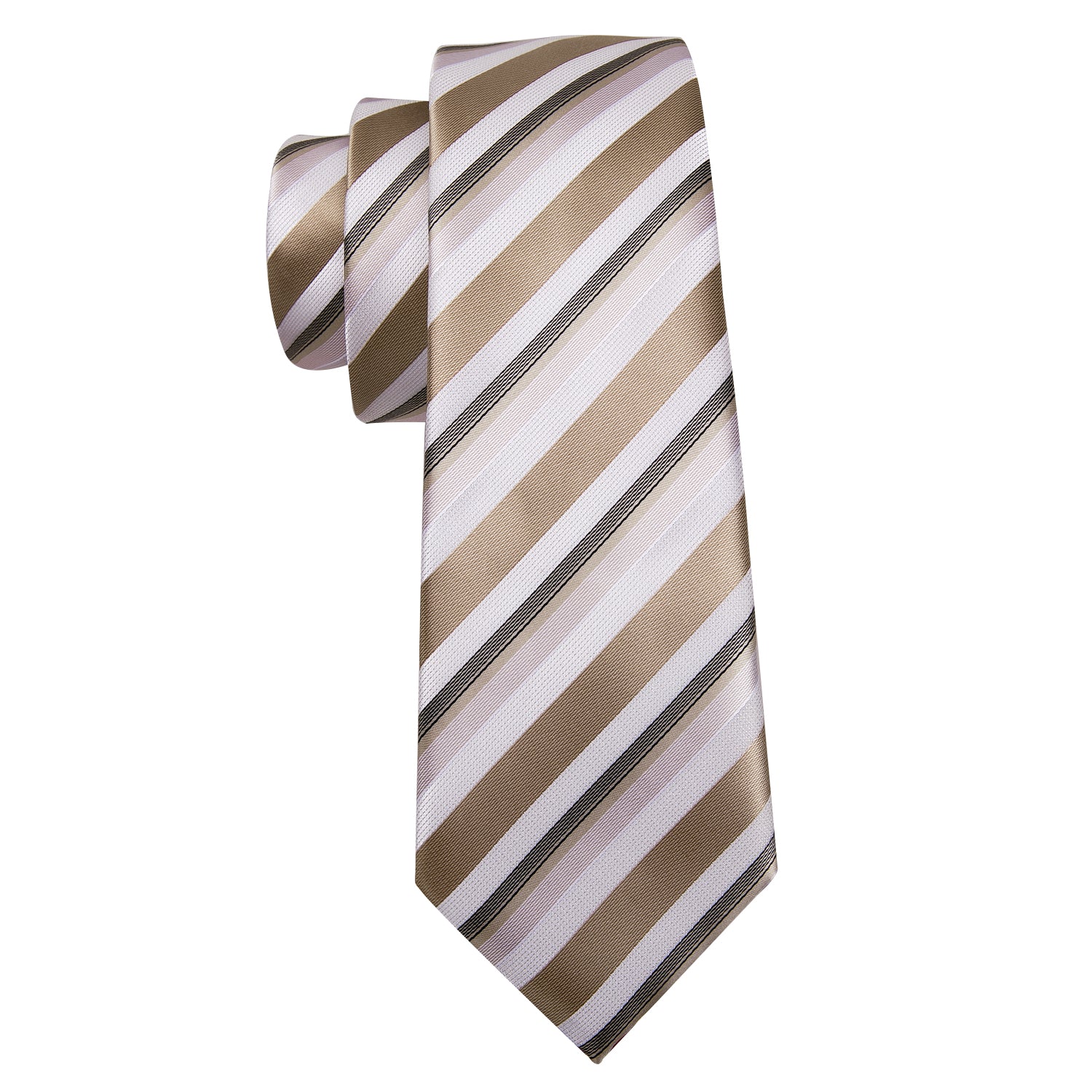 champagne tie with black suit