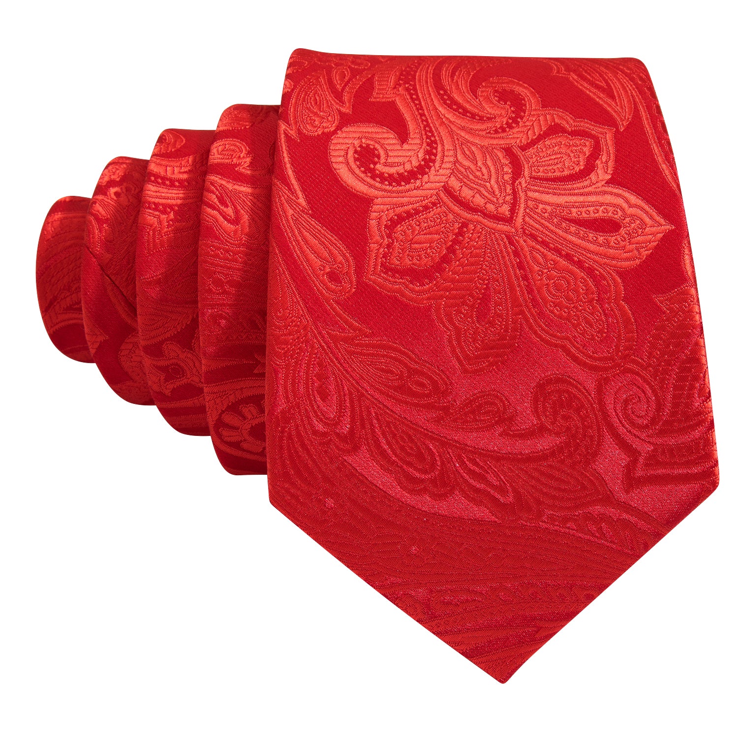 red paisley tie formal tie