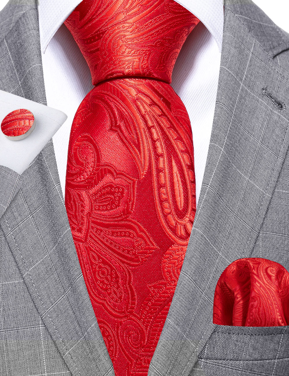 red necktie black and red tie