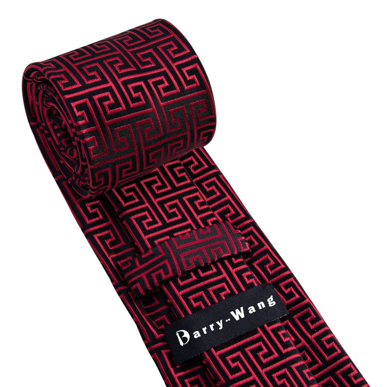 black red necktie for men 