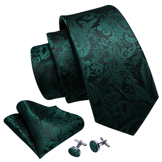 dark green necktie