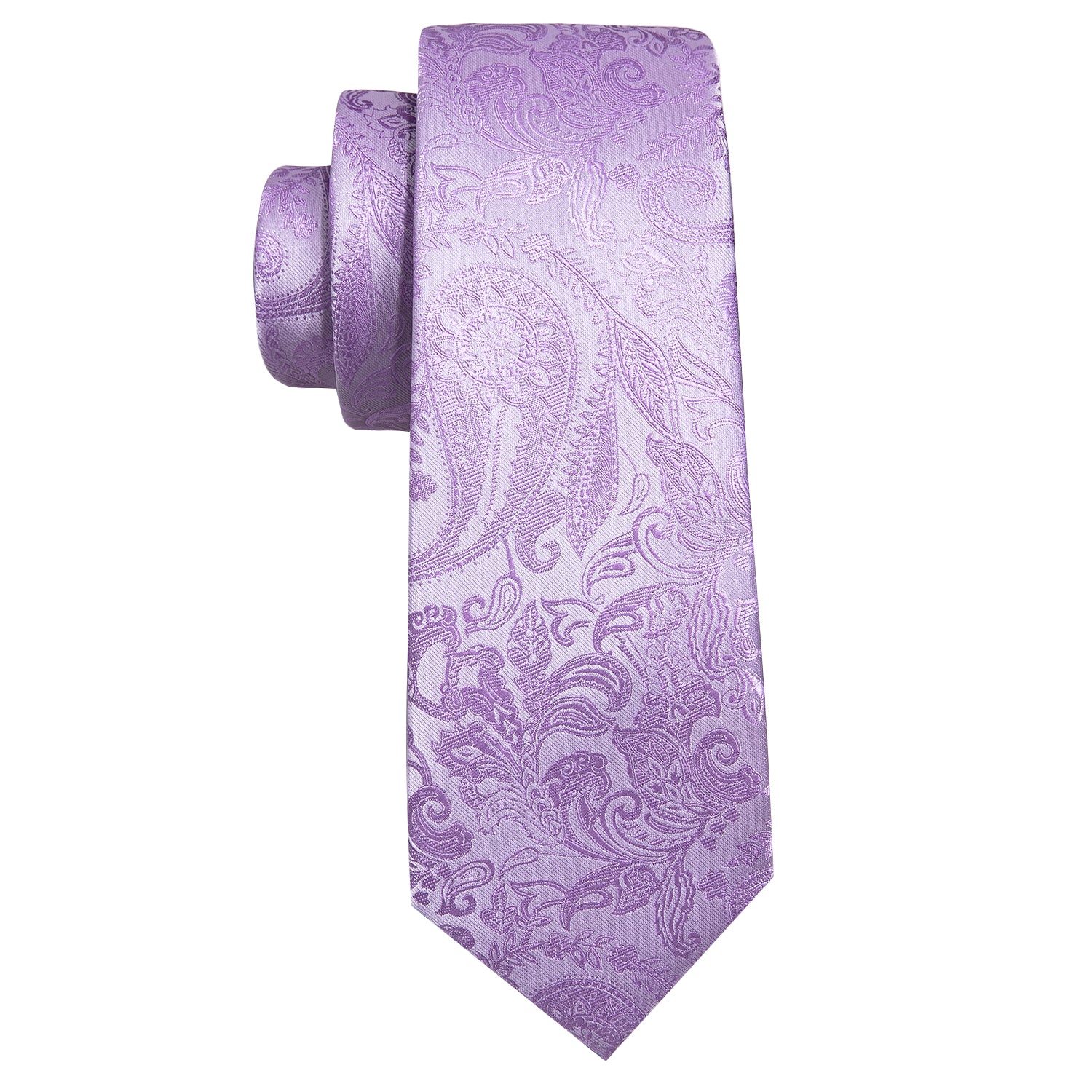 Purple red necktie