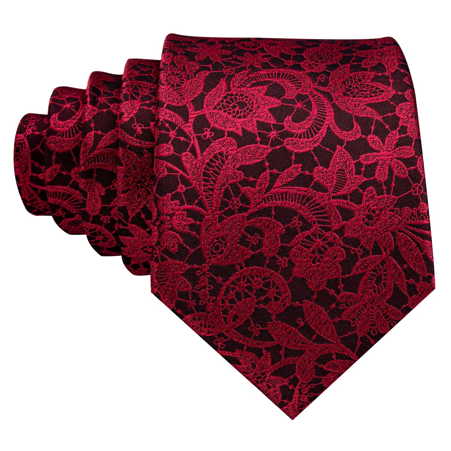 bright red ties